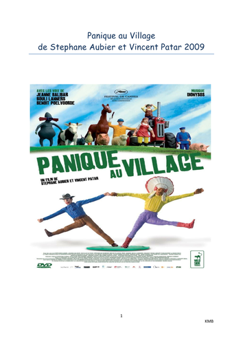 A workbook for use with 'Panique au Village'