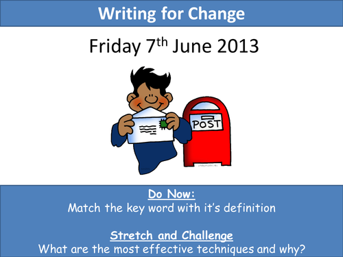 Formal Letter Writing Overcrowded Housing Teaching Resources