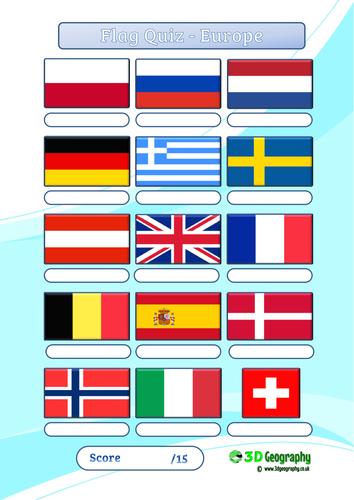 Europe: Flags - Map Quiz Game  Europe quiz, Logo quiz, European flags