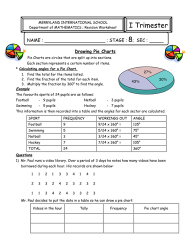 pie-chart-worksheets