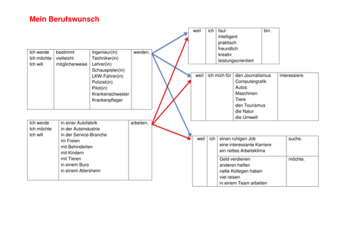 GERMAN My Career: What I want to do and why