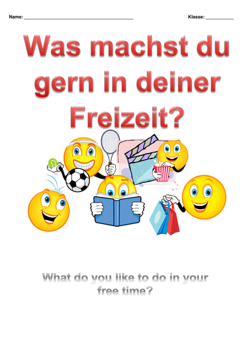 German: Sports and Hobbies Revision Booklet