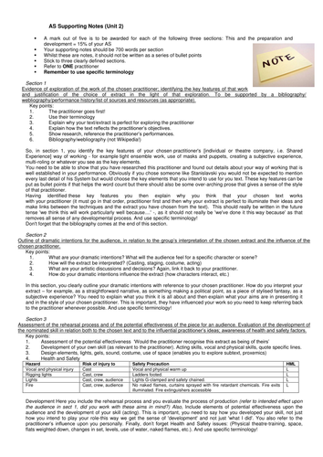 Aqa gcse drama mark scheme image
