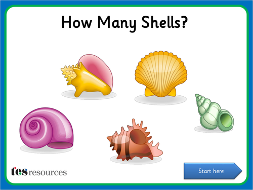 How Many Shells? IWB activity