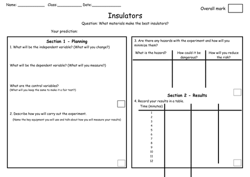 KS3 Science - Practical investigations-Part 2