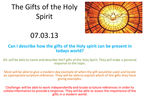 The Holy Spirit Teaching Resources