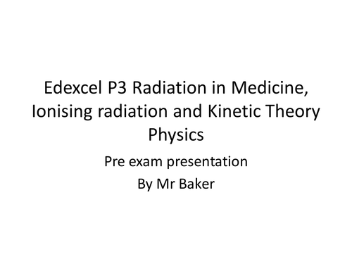 Pre Exam Presentation & Handout Physics P3