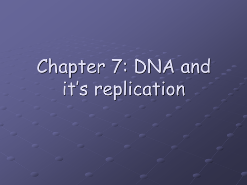 DNA Replication, Transcription and Translation