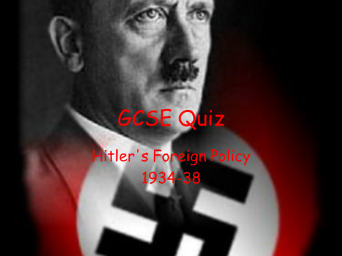 Hitlers Foreign Policy