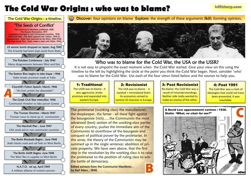 Who was to blame for the Cold War ? Investigation