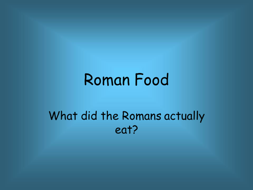 Roman Food