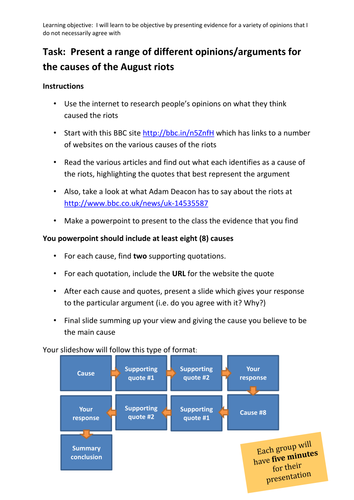 EPQ level 2 - Pilot Project - lesson one