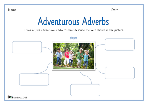 SPaG - Adventurous Adverbs Activity