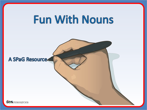 Sentence Building - Fun with Nouns Activity