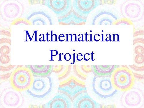 Historical Mathematicians | Teaching Resources
