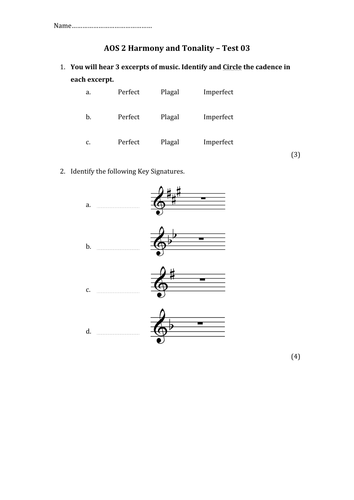 AQA Area of Study 02 - Test 03