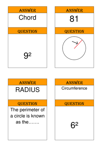 Area of a circle MathematicsTreasure Hunt