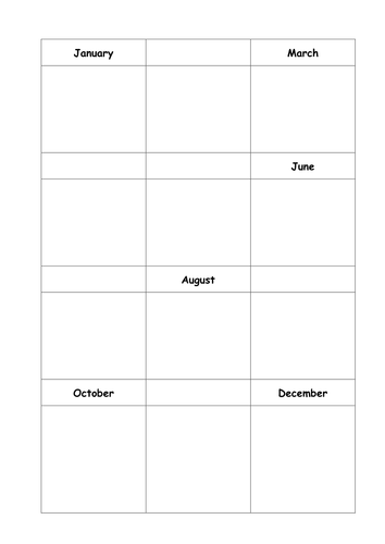 Months of the Year Powerpoint