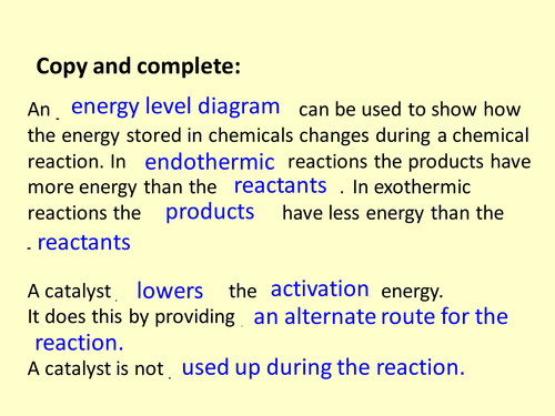 C3 AQA Energy Calculation 3.4 Bond Energies