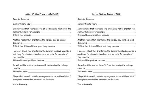 Writing to Argue - Balance - IMYC