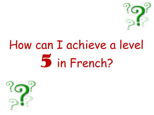 Intro to Perfect Tense ER: KS3 French lesson