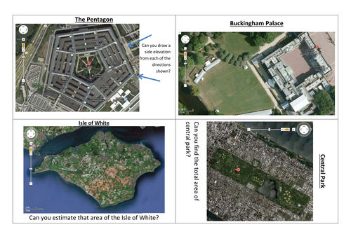 Real-life object measures and scale card sort