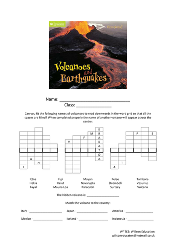 Earthquakes And Volcanoes