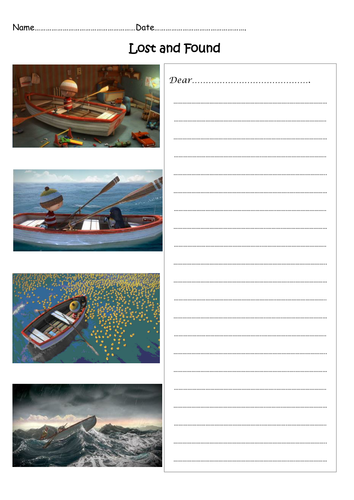 worksheets kindergarten literacy for free worksheet Found by and pictures Lost with