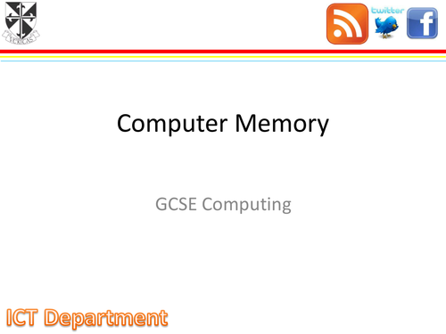 RAM, ROM, Cache and VM: Computer memory lesson