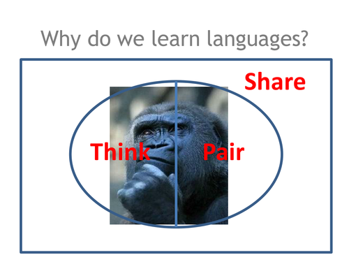 Why do we learn languages?