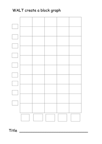 block graph template teaching resources