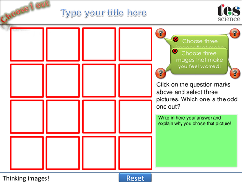 Choose one out! - Adaptations