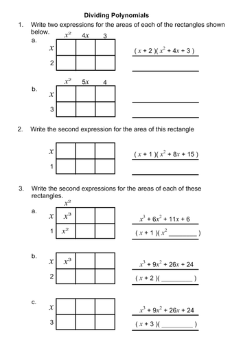 Dividing Polynomials (Not by long division)