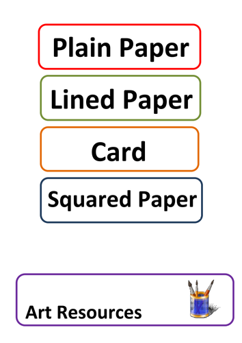 General Classroom Labels