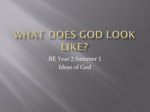What does God look like?