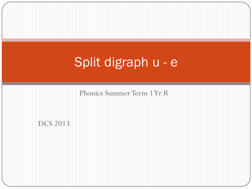 Split digraphs: phonic powerpoints