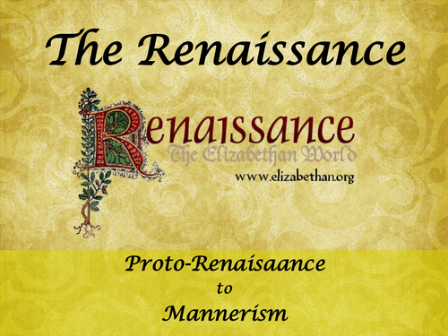 Renaissance timeline ppt w. fab images