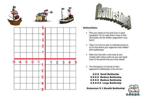 Battleships! | Teaching Resources