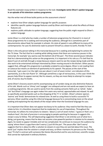 Investigate the ways spoken language is used by th