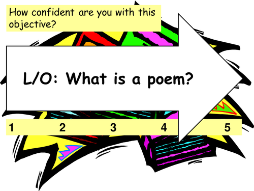KS3 Introduction to poetry