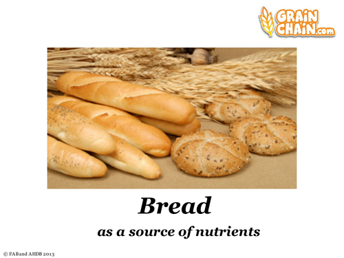 Bread as a source of nutrients: INFO & ACTIVITY