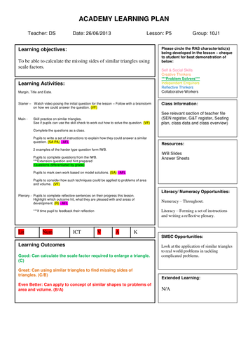 Similar Triangles (Height of a building)