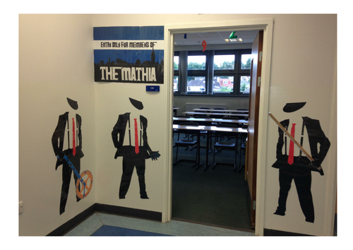 Maths Class Door Displays (Mathia and Maths Zone)