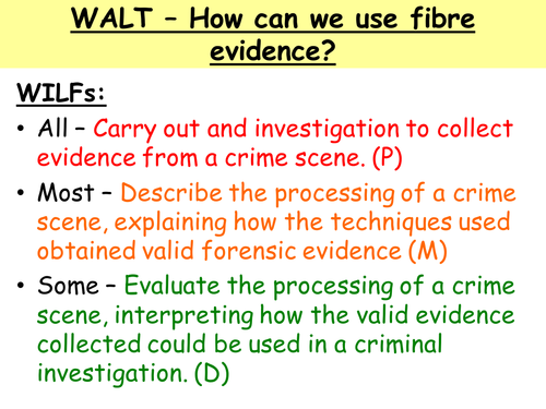 BTEC Level 2 - Unit 13 (Forensics) Assignment 1