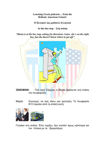 Lesson 30: At the bus stop