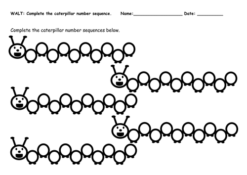 Counting Caterpillar by STTTA - Teaching Resources - Tes