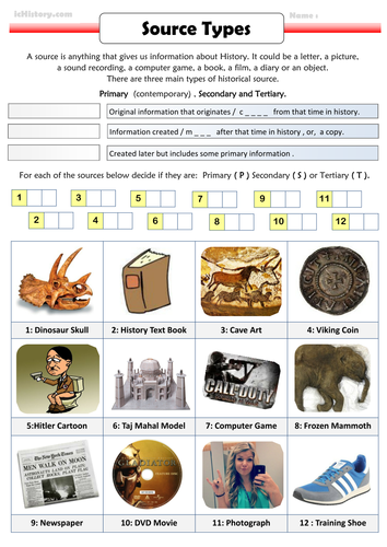 Primary, Secondary, Tertiary Sources. | Teaching Resources