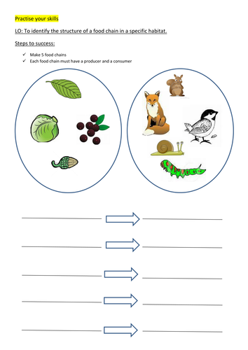 Outstanding Habitats Science Lesson