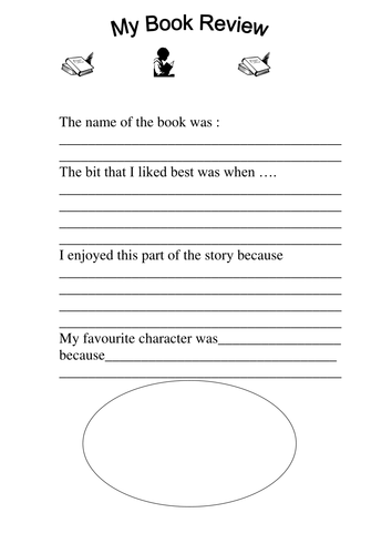 Book review worksheets by dwood01 - Teaching Resources - Tes