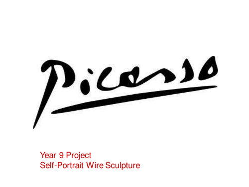 Picasso Wire Sculpture